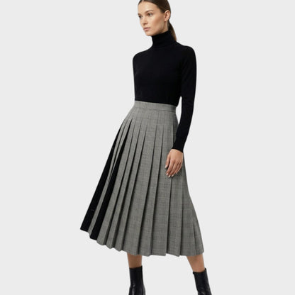 Comme des Garcons Wool Glen Check Skirt