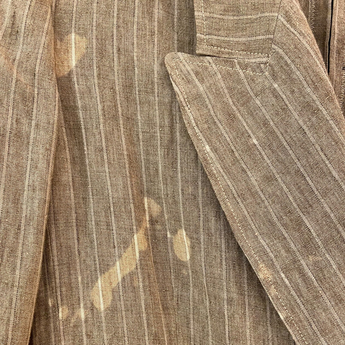 Nina Ricci Linen Stone Striped Blazer