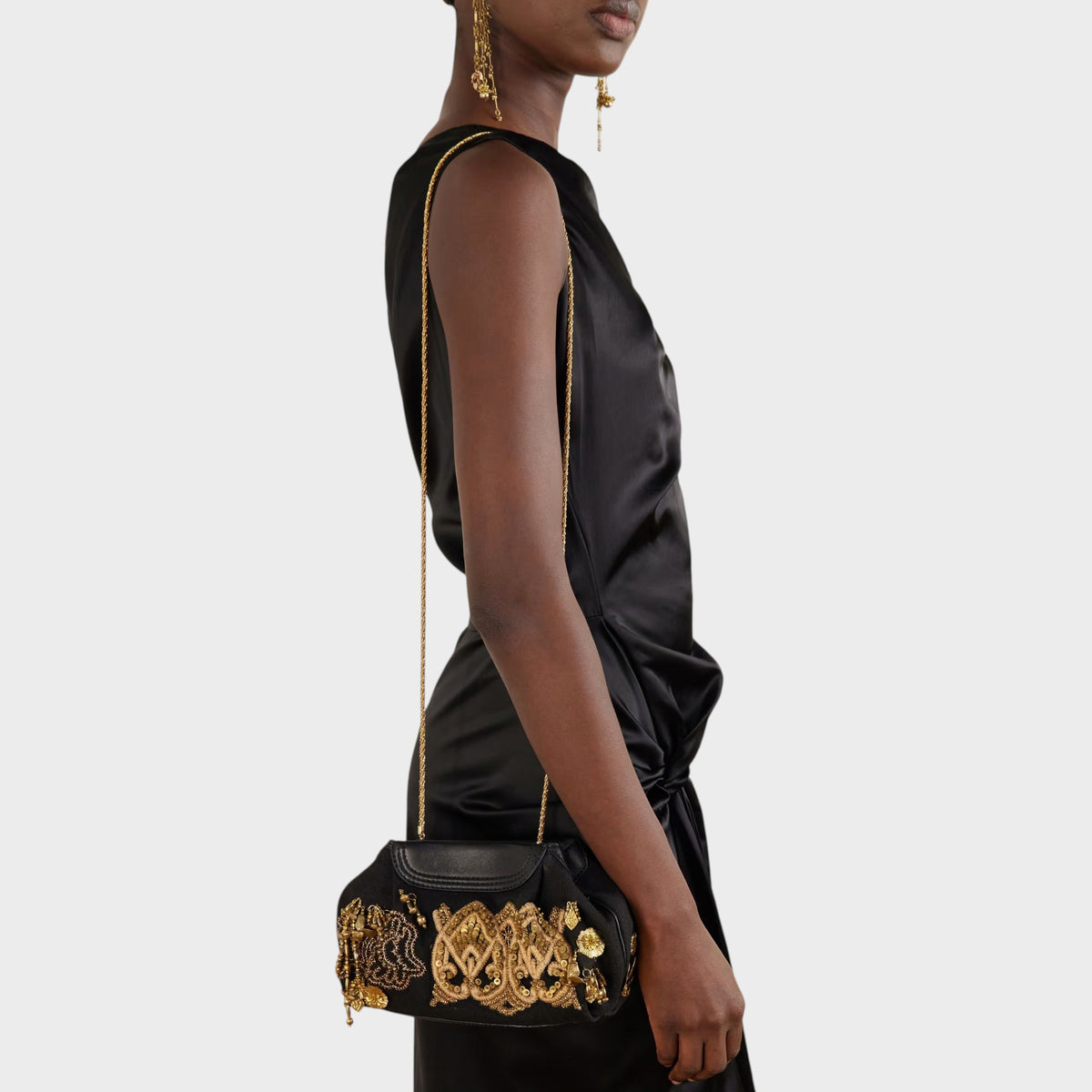 Dries Van Noten Blossom Pouch Bag