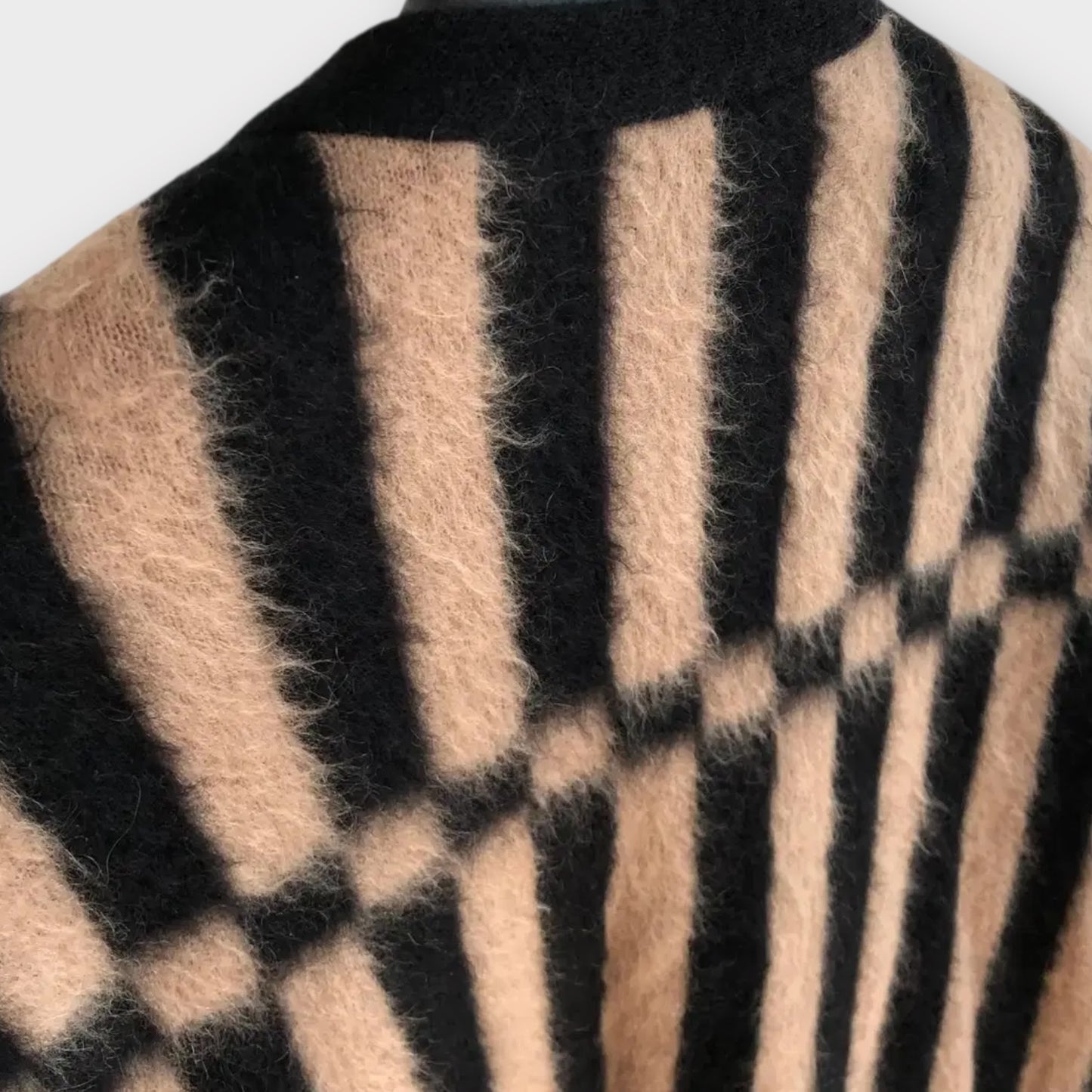 Loewe Bicolor Jacquard Cardigan