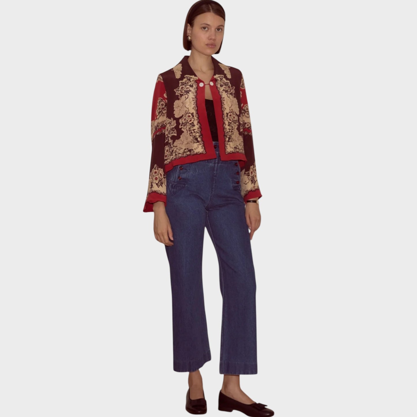 Bode Storybook Silk Jacket