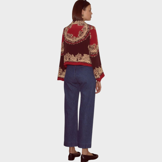 Bode Storybook Silk Jacket
