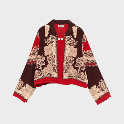 Bode Storybook Silk Jacket