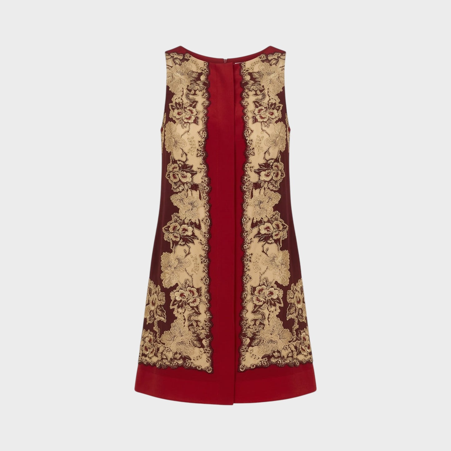 Bode Storybook Silk Short Dress
