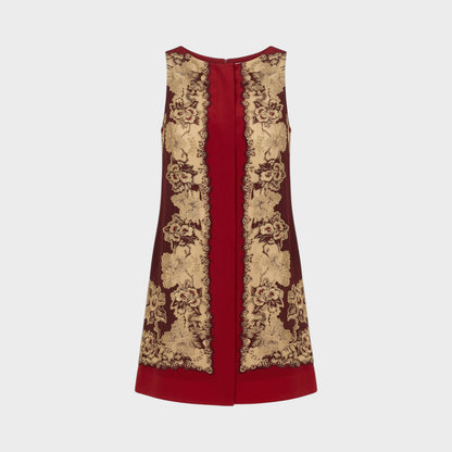 Bode Storybook Silk Short Dress
