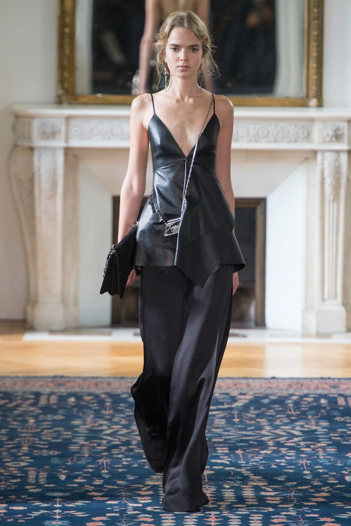 Valentino Leather Tank Top