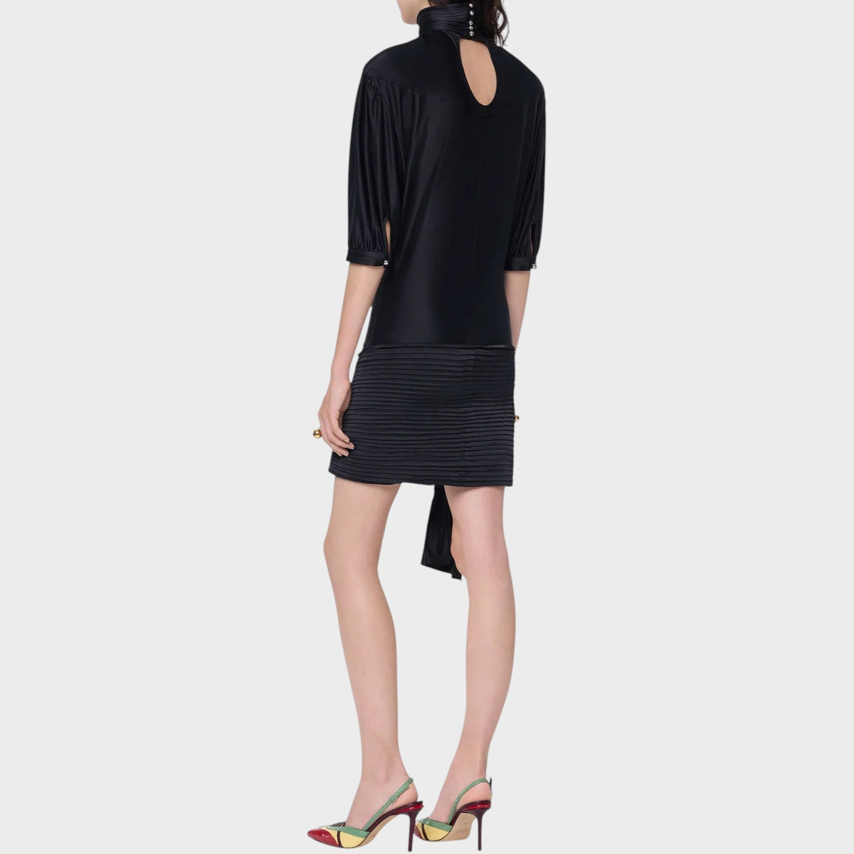 Rabanne Turtleneck Mini Dress