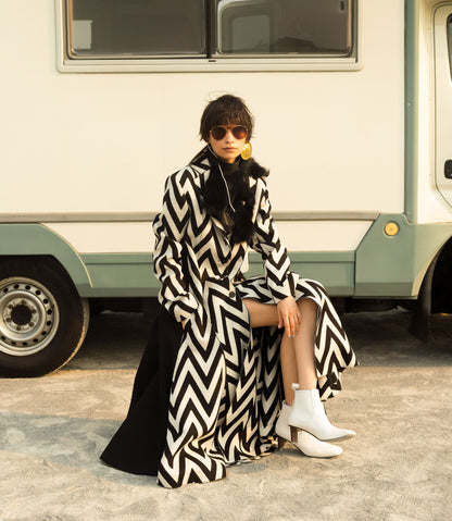 Loewe Wool Herringbone Coat