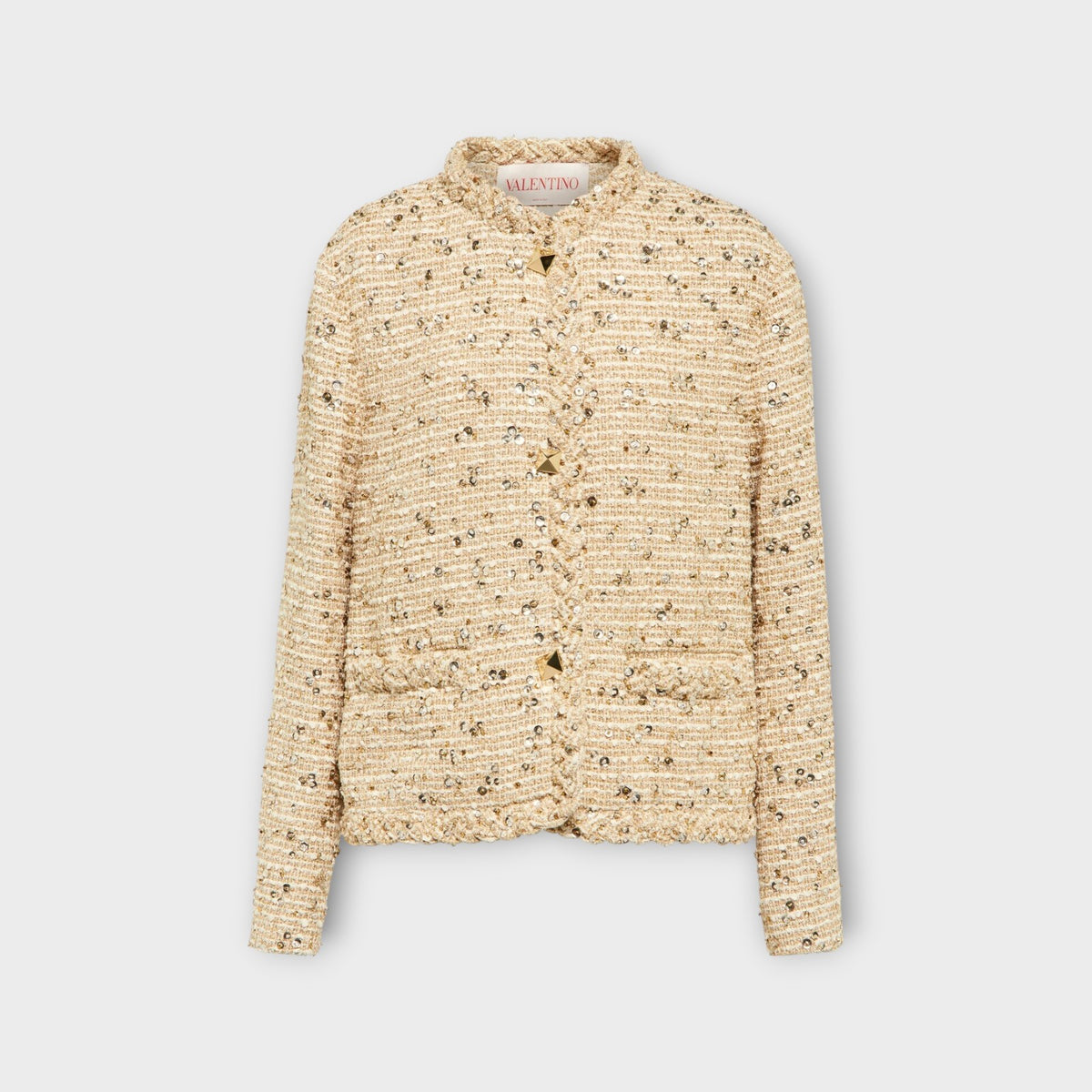 Valentino Tweed Cardigan