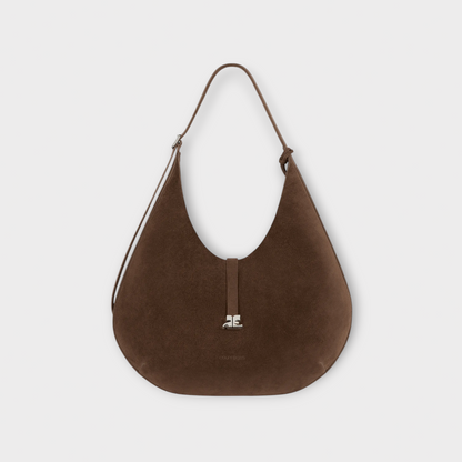 Courrèges Holy Suede Hobo Bag