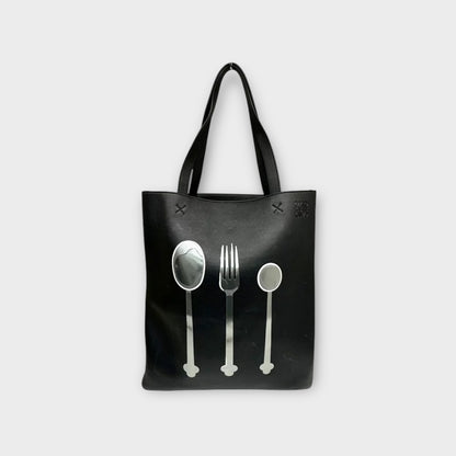 Loewe Spoon Print Tote Bag