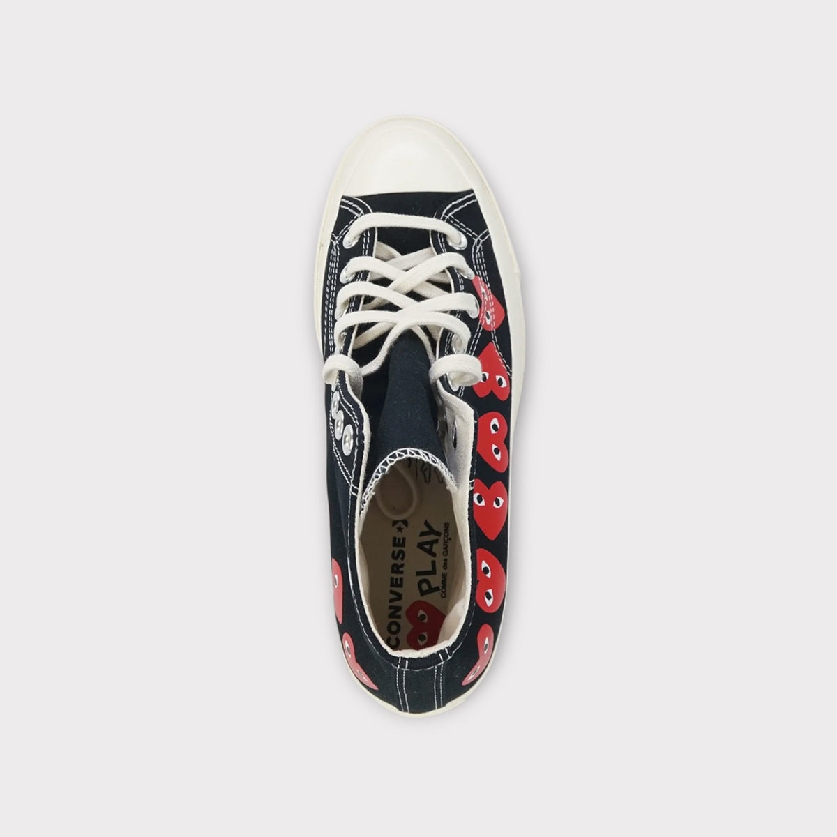 Comme des Garcons Play x Converse Chuck Taylor Hi Top Sneaker,