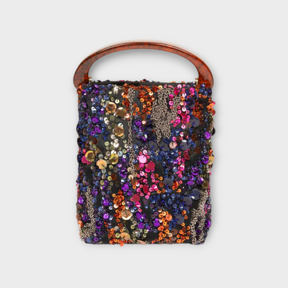 Dries Van Noten Micro Embroidered Bucket Bag