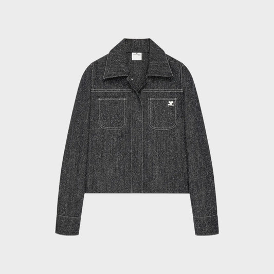 Courrèges Denim Tweed Overshirts