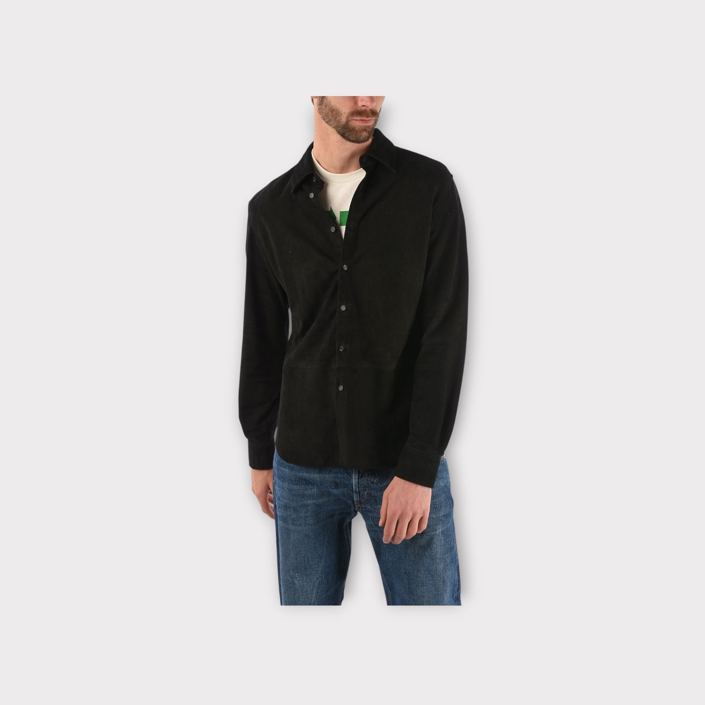 Loewe Suede Leather Shirt