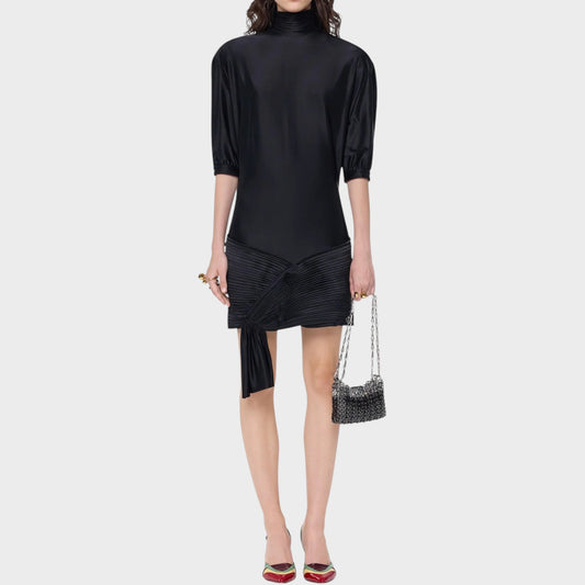 Rabanne Turtleneck Mini Dress