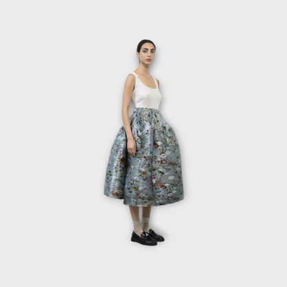 Julia Heuer Kenza Hand Pleated Skirt