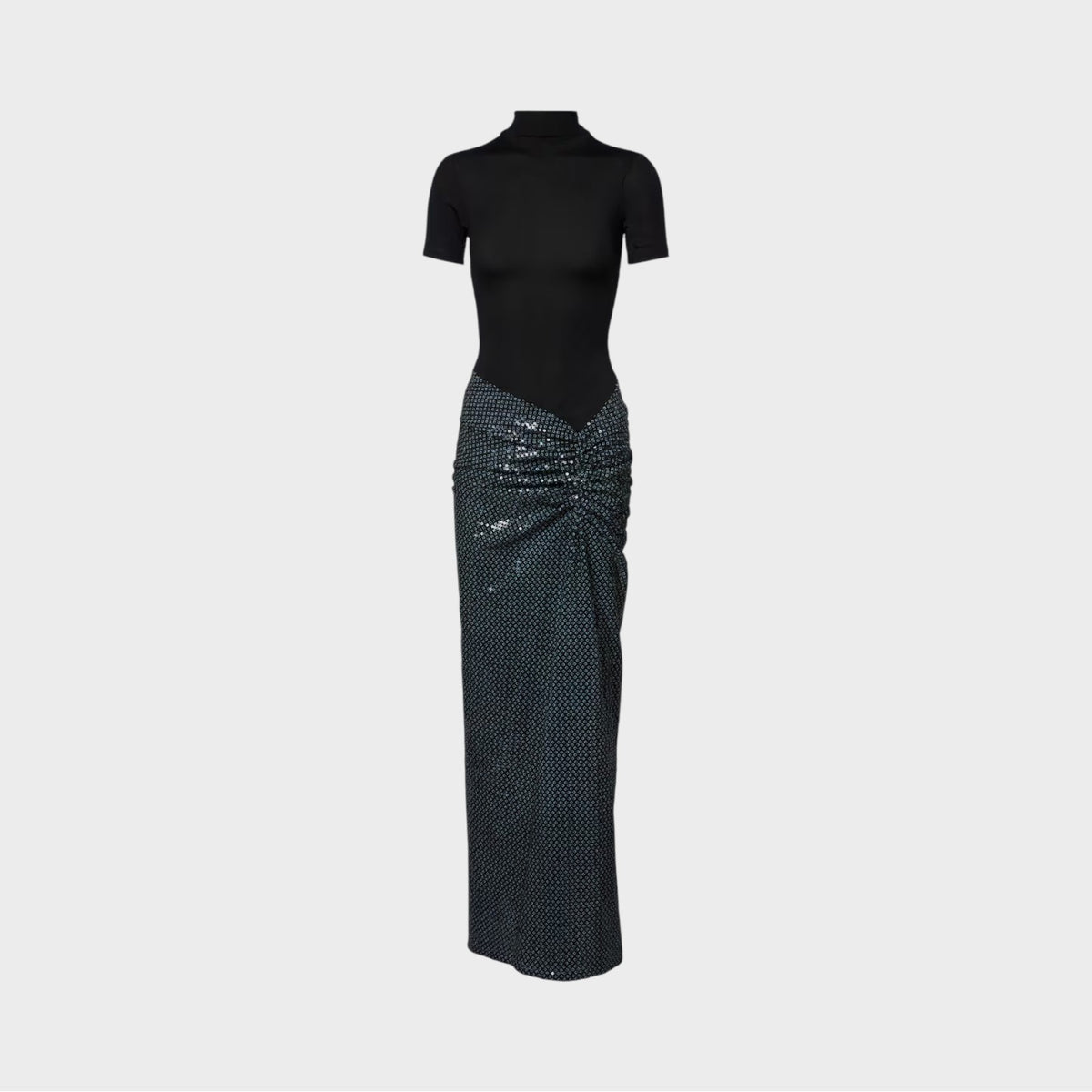 Christopher Esber Opaline Sequin Ruched Gown