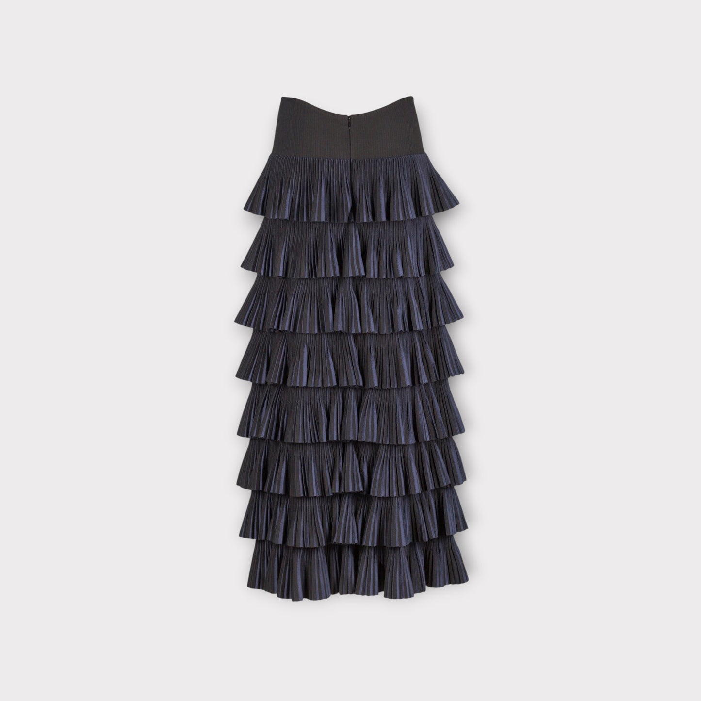 Alaïa Seguidille Ruffle Long Skirt
