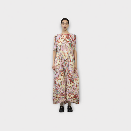 Julia Heuer Uma Hand Pleated Dress