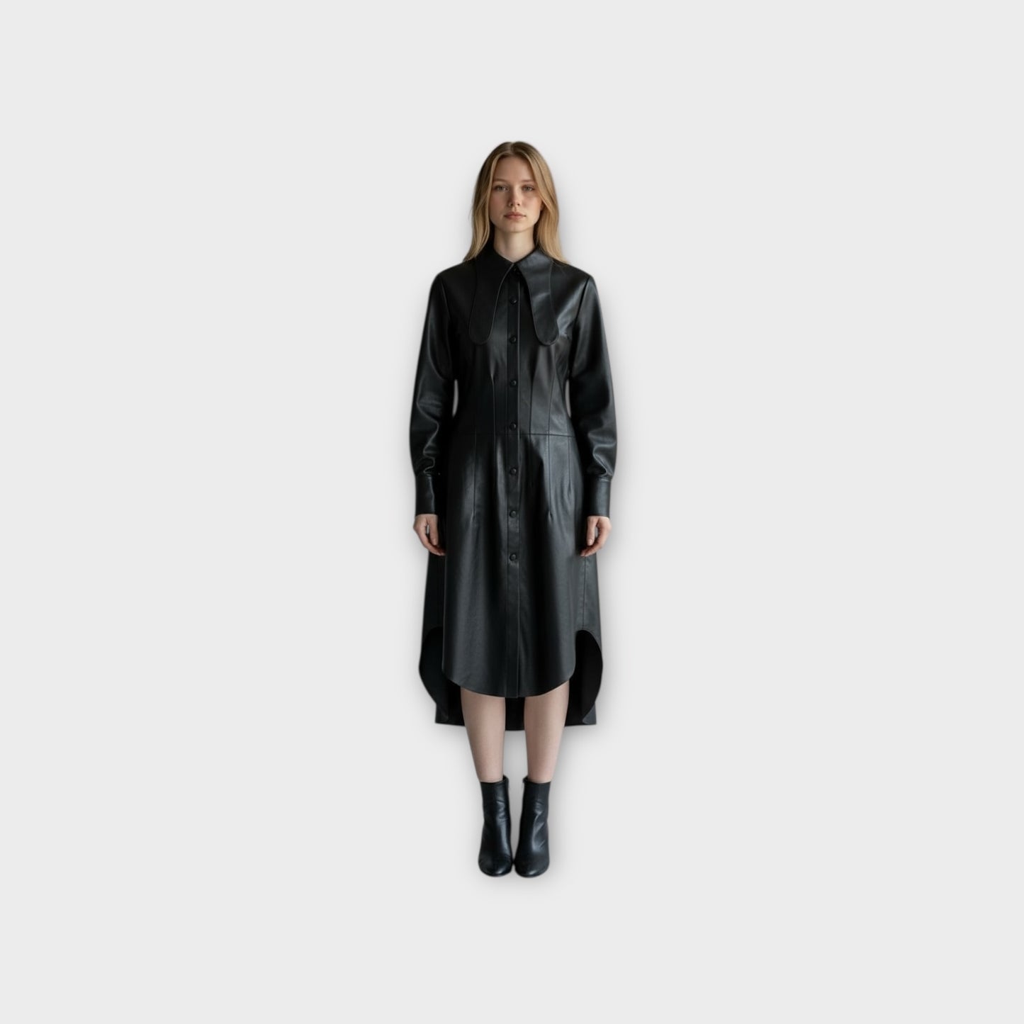 Loewe Leather Shirt Dress