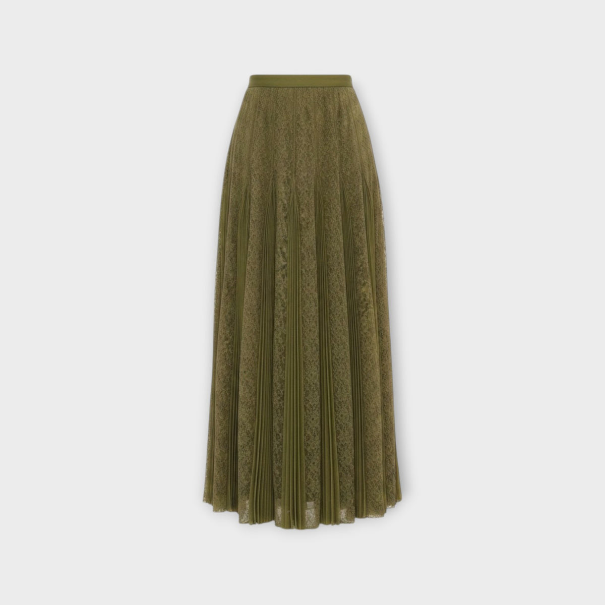 Valentino Chiffon Lace Infused Skirt