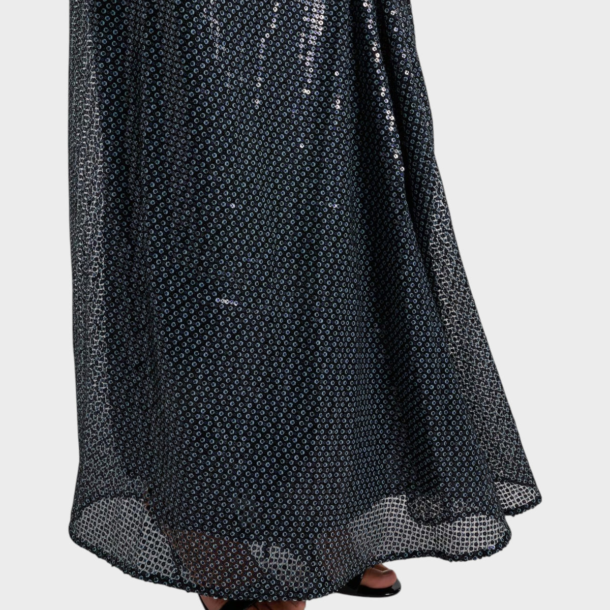 Christopher Esber Opaline Sequin Ruched Gown