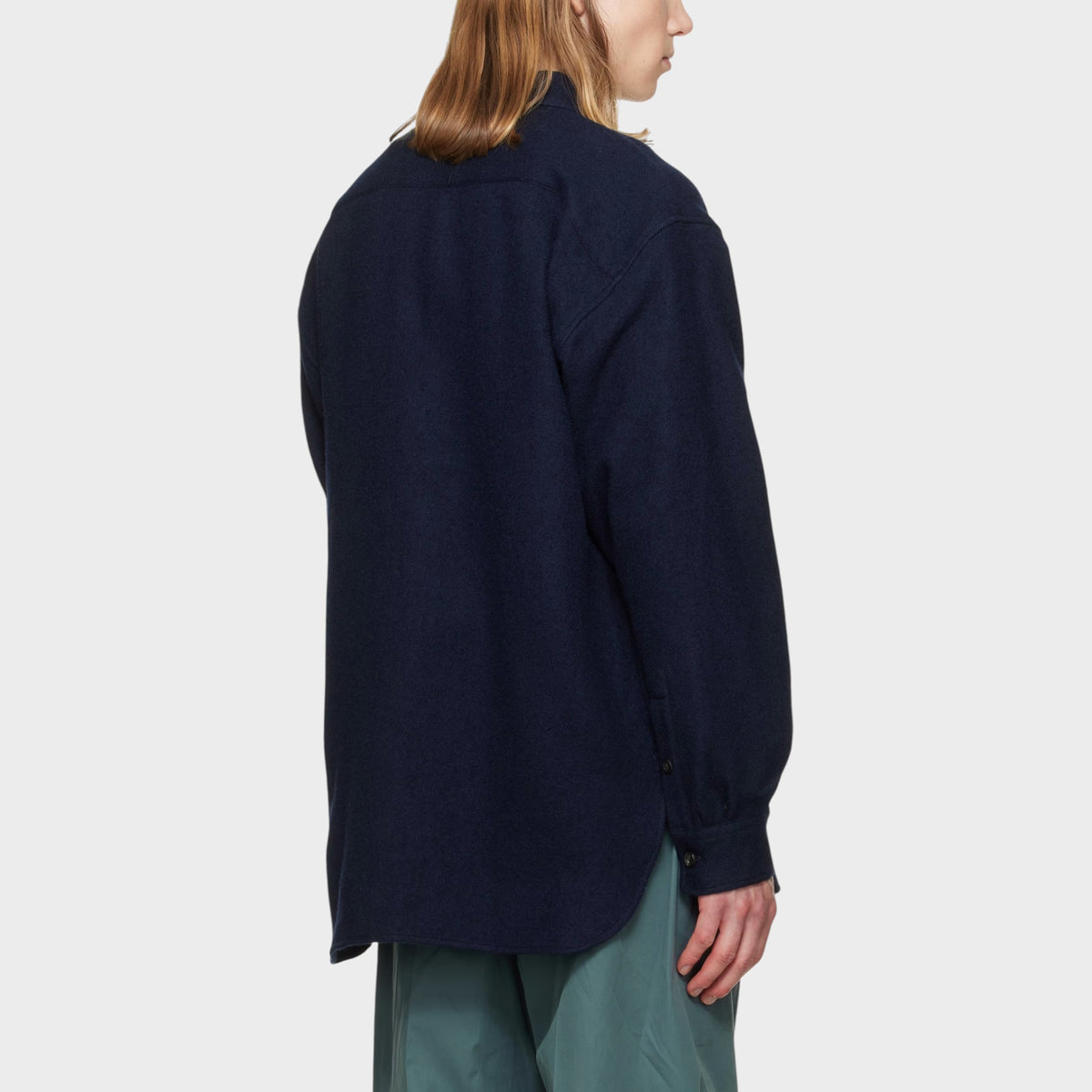 Dries Van Noten Cromo Wool Overshirt