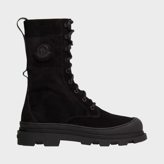 Moncler Grenoble Vera High Suede Lace-Up Boots