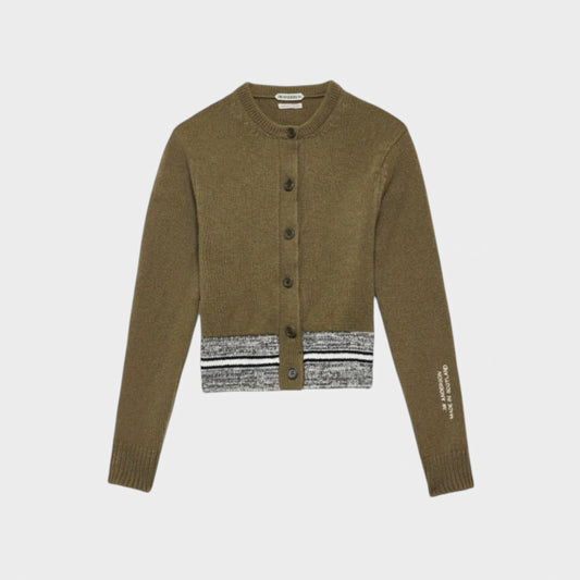 JW Anderson Wool Contrast Trim Cardigan