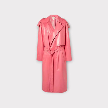 Bottega Veneta Lambskin Trench Coat