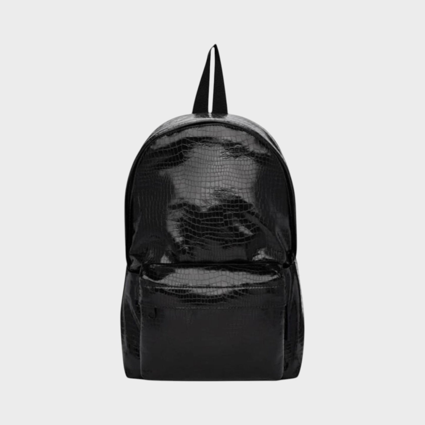 Comme des Garcons Embossed Shiny Leather Backpack