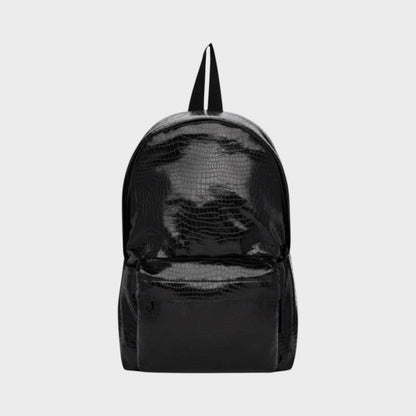 Comme des Garcons Embossed Shiny Leather Backpack