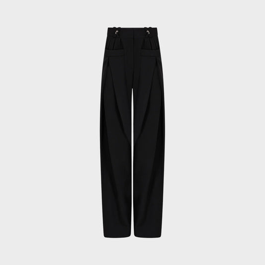 Rabanne Wollhose mit weitem Bein