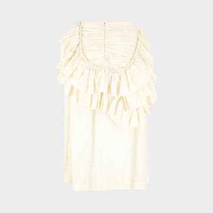 Dries Van Noten Shelby Ruffled Skirt