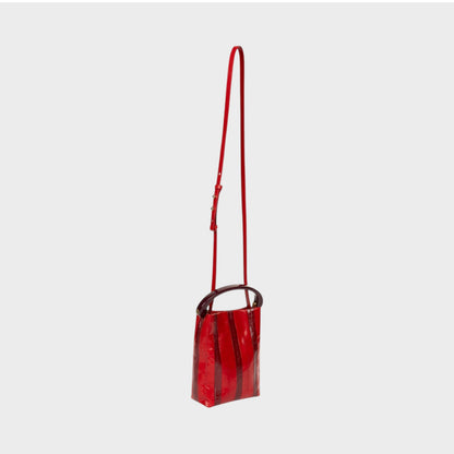 Dries Van Noten Leather Striped Bag