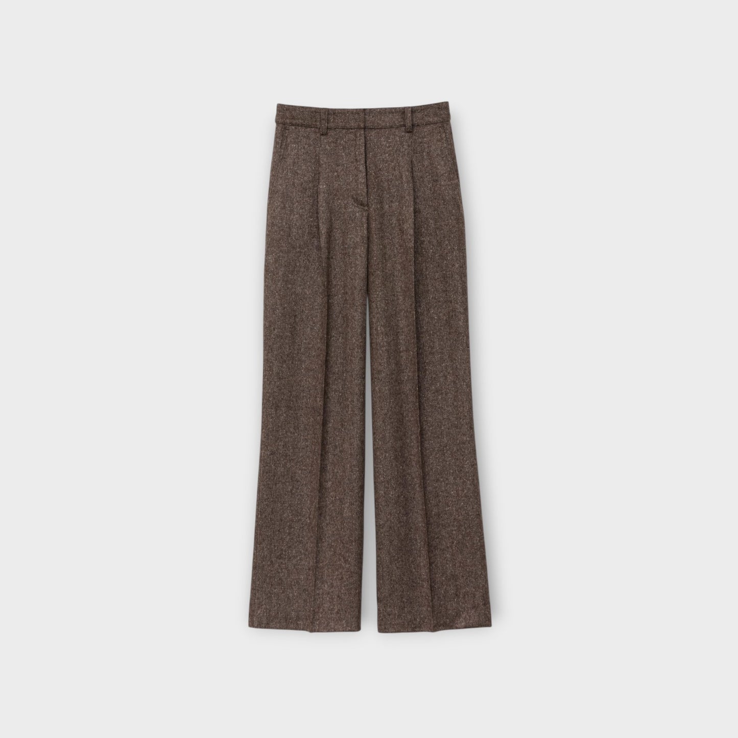 Iris von Arnim Venia Wool & Silk Herringbone Pants