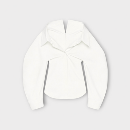 Givenchy Cotton Poplin Slashed Shirt