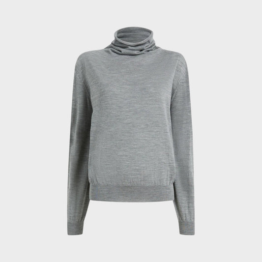 Khaite Annette Wool Turtleneck Sweater