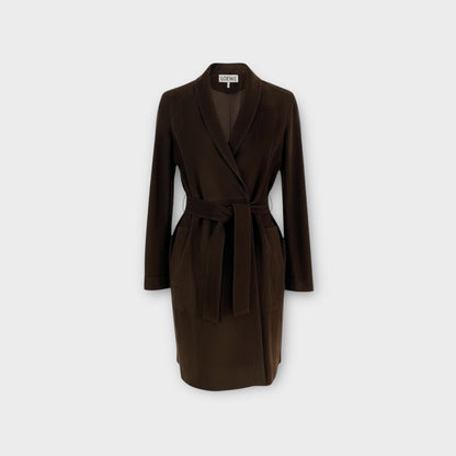 Loewe Suede Belted Coat