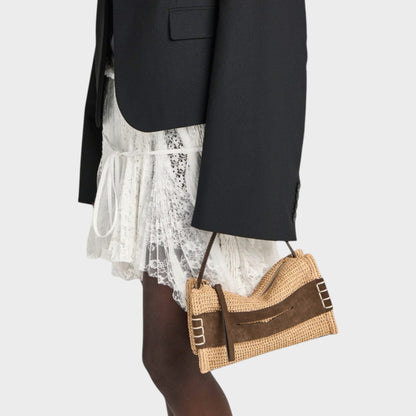 JW Anderson Small Raffia Loafer Bag
