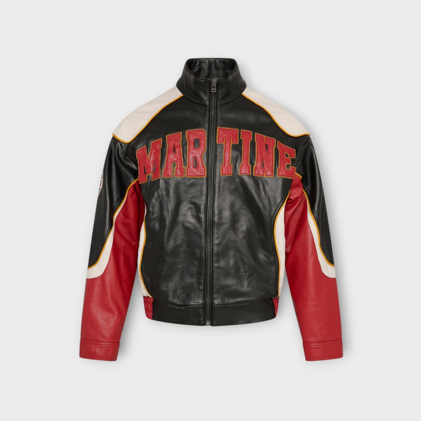Martine Rose Superbowl Leather Jacket