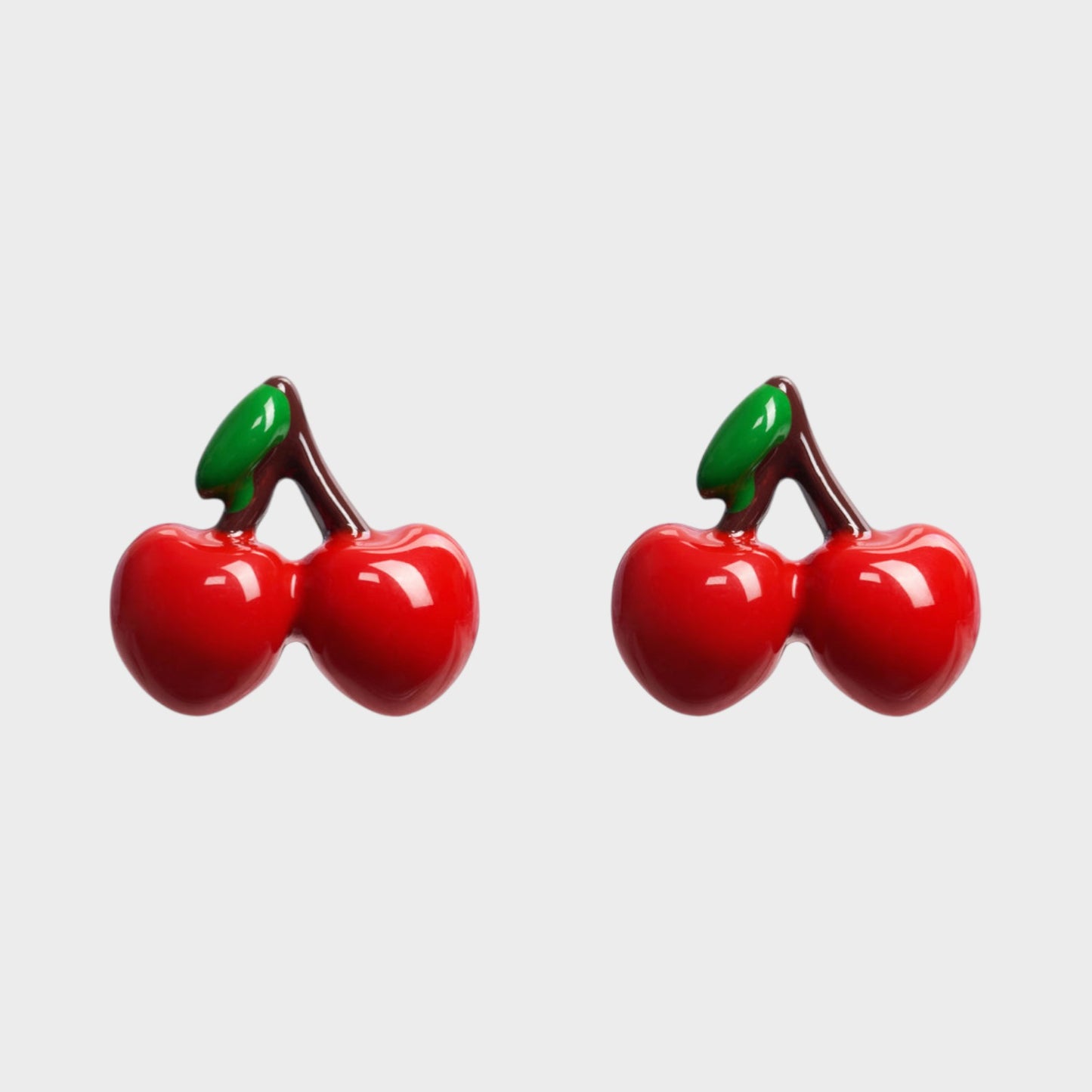 Poubel Cherry Studs Earrings