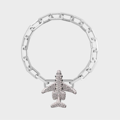 Poubel Jet Stoneset Charm
