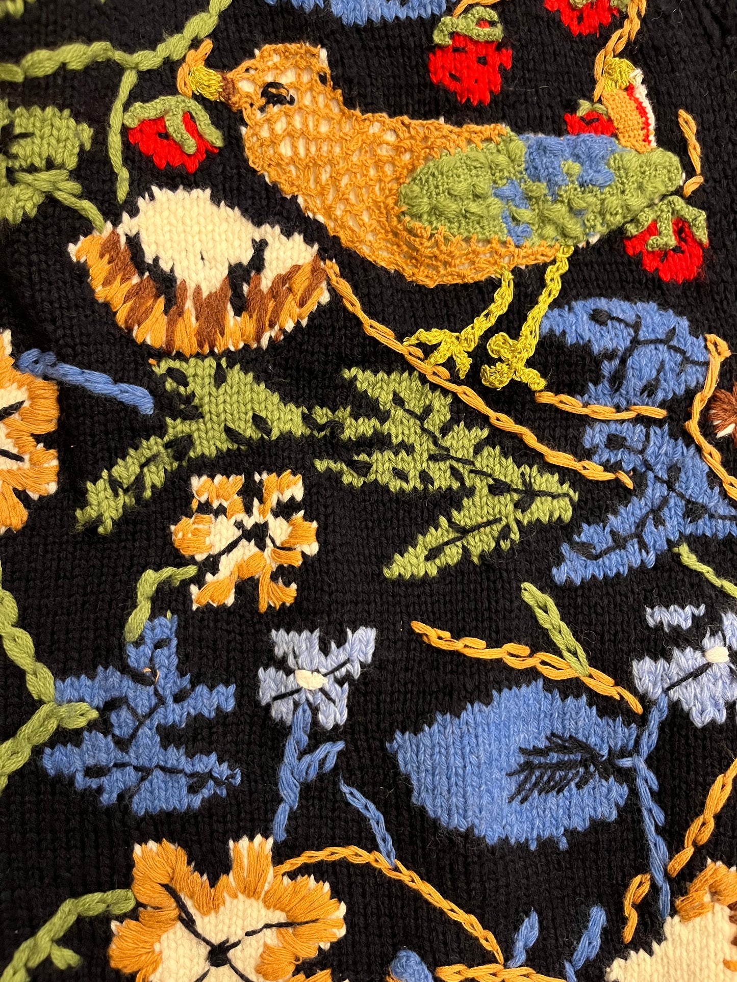 Loewe William Morris Bird Print Cardigan