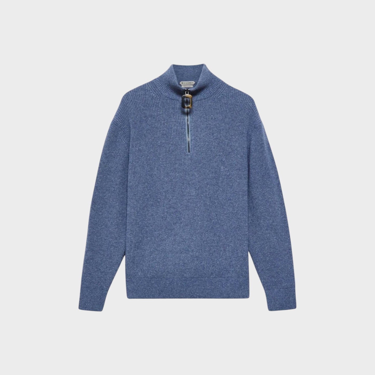 JW Anderson Wool & Cotton Half-Zip Jumper