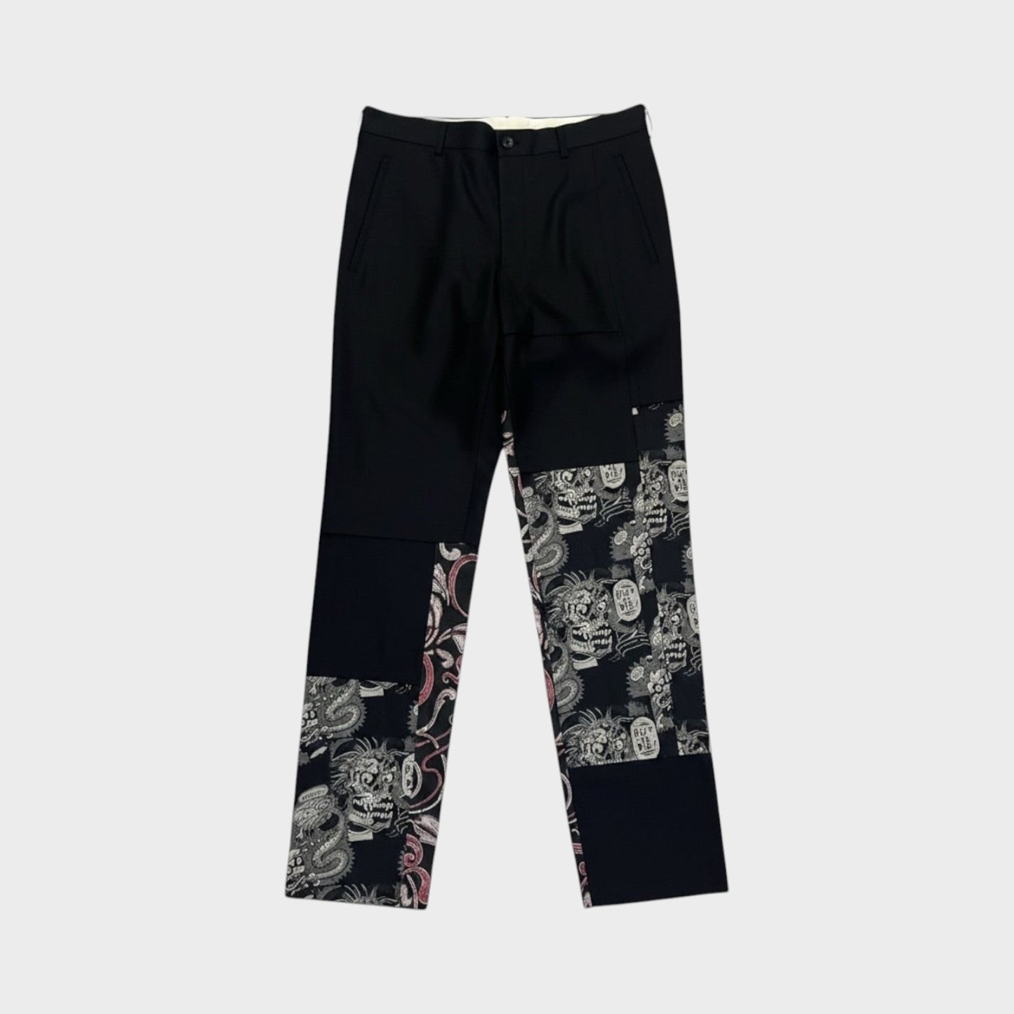 Comme des Garcons Homme Plus Wool Embroidered Trousers
