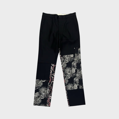 Comme des Garcons Homme Plus Wool Embroidered Trousers