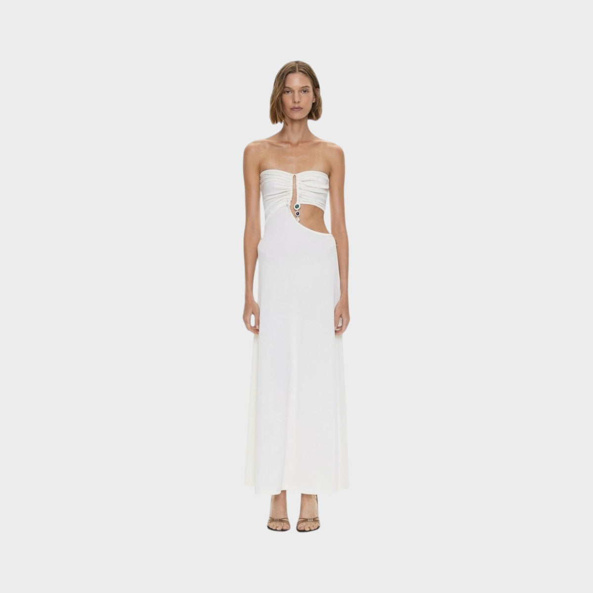 Christopher Esber Crystal Pendant Dress