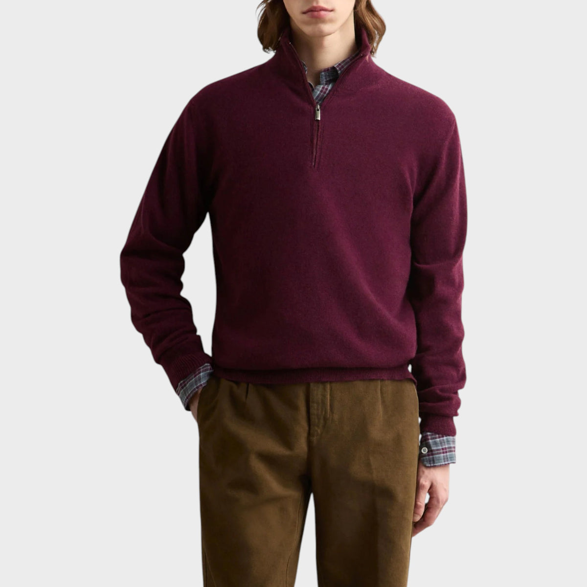 Massimo Alba Liam Half Zip Sweater